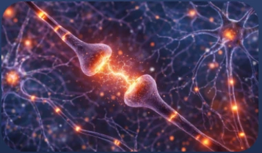 Illustrative brain support visual